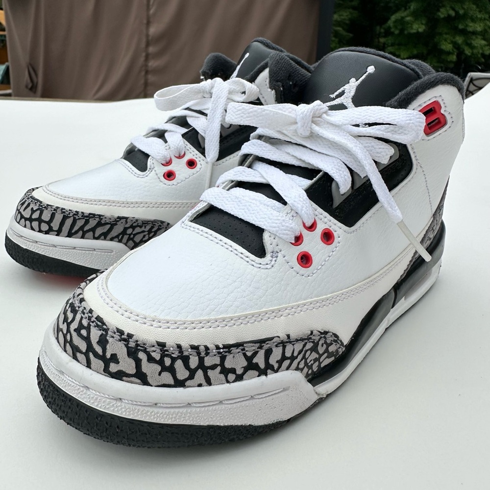2014 Nike Air Jordan 3 III Retro Infrared 23 GS EUC Boys Girls Kids Sneaker 4.5Y